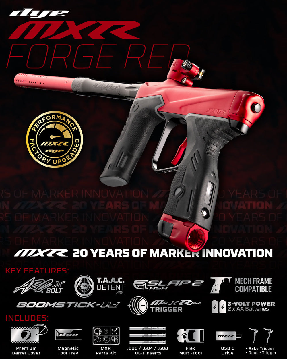 MXR MARKER FORGE RED