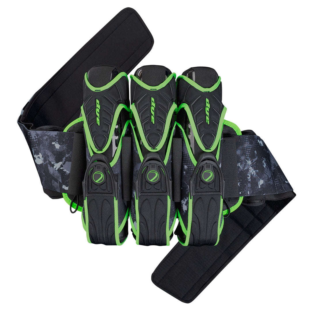 Assault Pack Pro Harness 3+4 POD - DyeCam Black/Lime