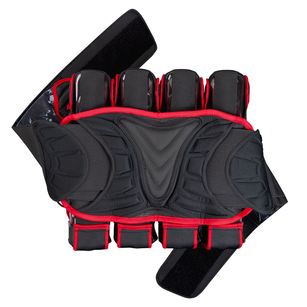 Assault Pack Pro Harness 4+5 POD - DyeCam Black/Red