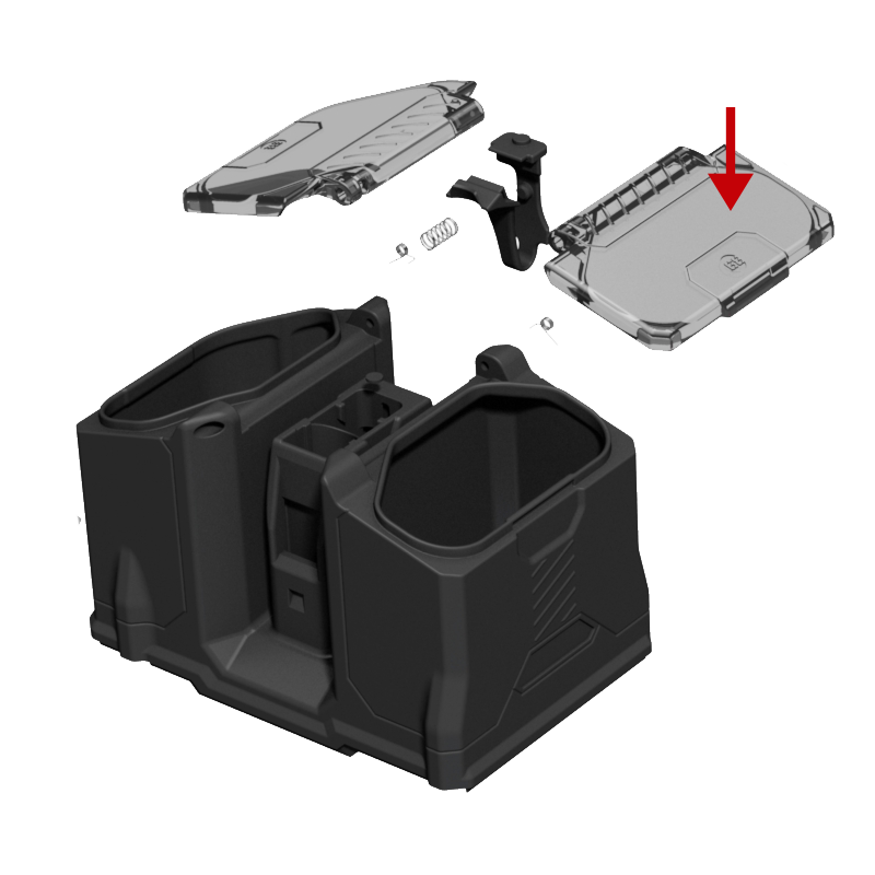 Box Rotor Lid - Tan (Reft)
